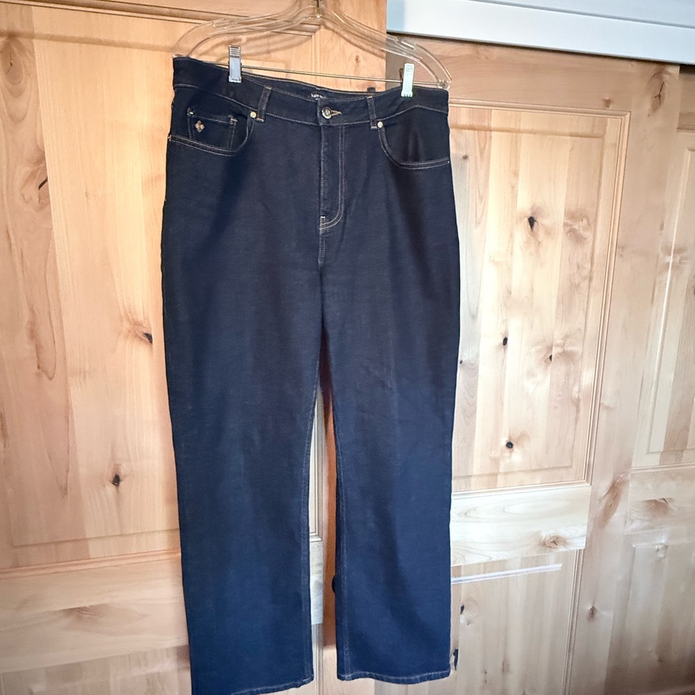 kate spade Women's Straight-Leg Dark Indigo Jeans ~ Size 32